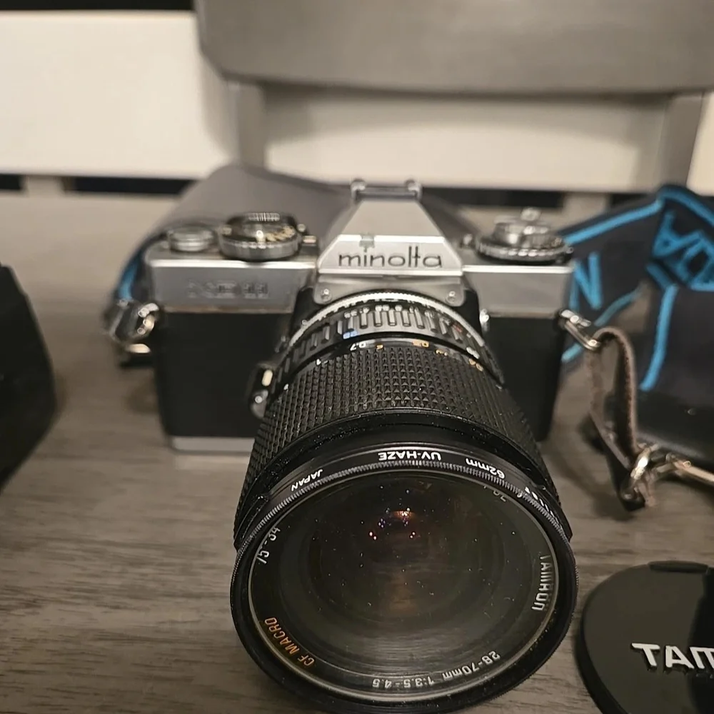 Minolta XD 11 Camera (known as XD7 in Japan) w/ a 50mm Lens And Bundle Untested